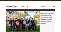 Desktop Screenshot of pesaranlab.org