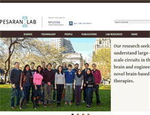 Tablet Screenshot of pesaranlab.org